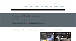 Desktop Screenshot of mesivtalubavitch.org